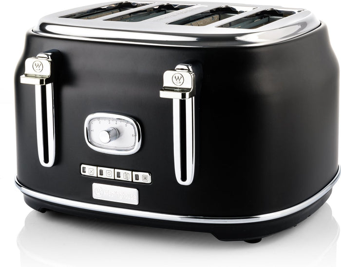 Westinghouse Retro Bundel - Waterkoker + Broodrooster + Blender -Zwart