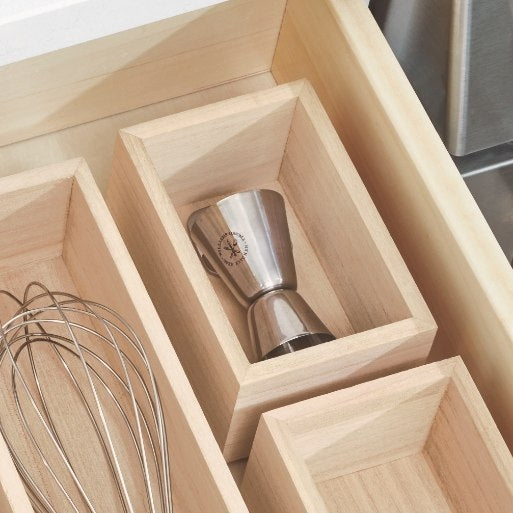 iDesign - Lade Organizer, 12.7 x 8.4 x 6.3 cm, Paulownia Hout - iDesig