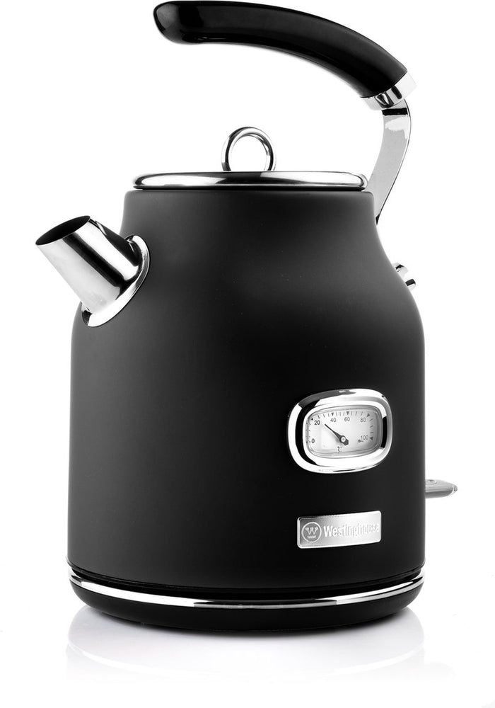 Westinghouse Retro Set- Waterkoker + Broodrooster +  Staafmixer -Zwart