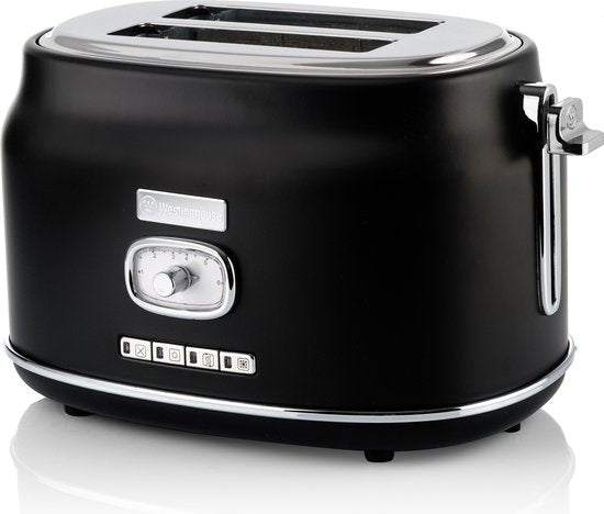 Westinghouse Retro Set- Waterkoker + Broodrooster +  Staafmixer -Zwart
