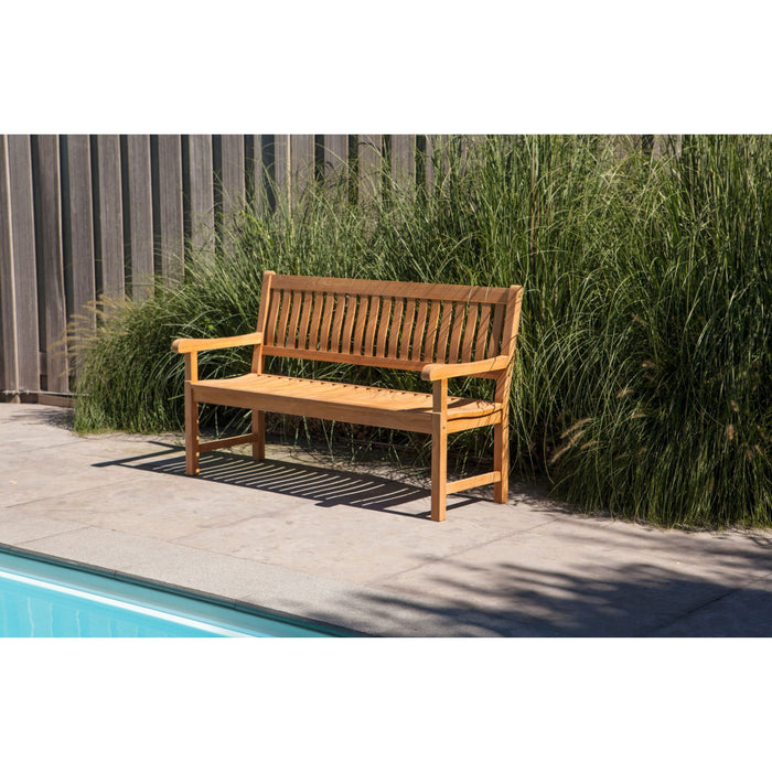 WOOOD Tuinbank 4-Zits Comfort - Teak - Naturel  - 95x180x57