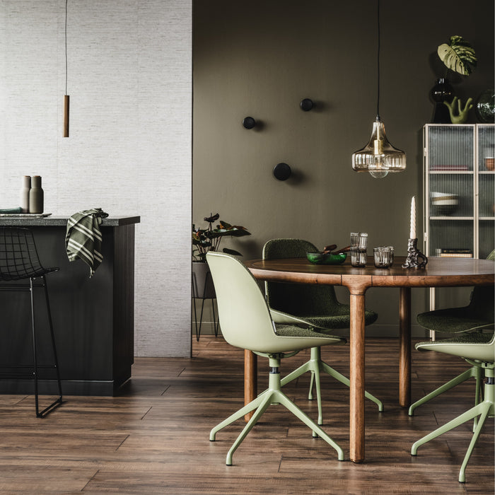 Zuiver x fonQ Storm Eettafel - Ø 130 cm - Donkerbruin