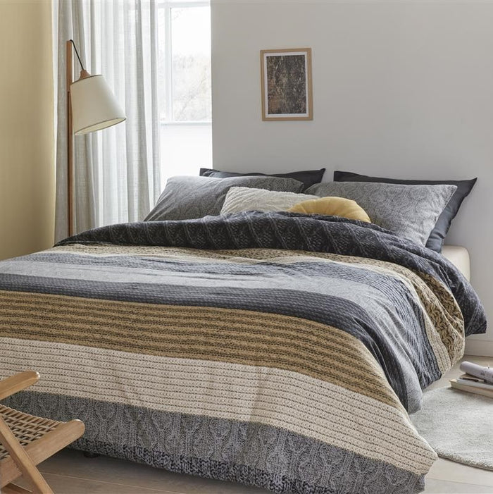 Beddinghouse Lowie Dekbedovertrek 140 x 220 cm - Grey