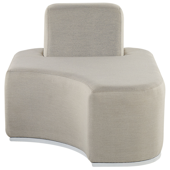 Beliani - FABRO - Loungeset voor 4 - Grijs - Polyester