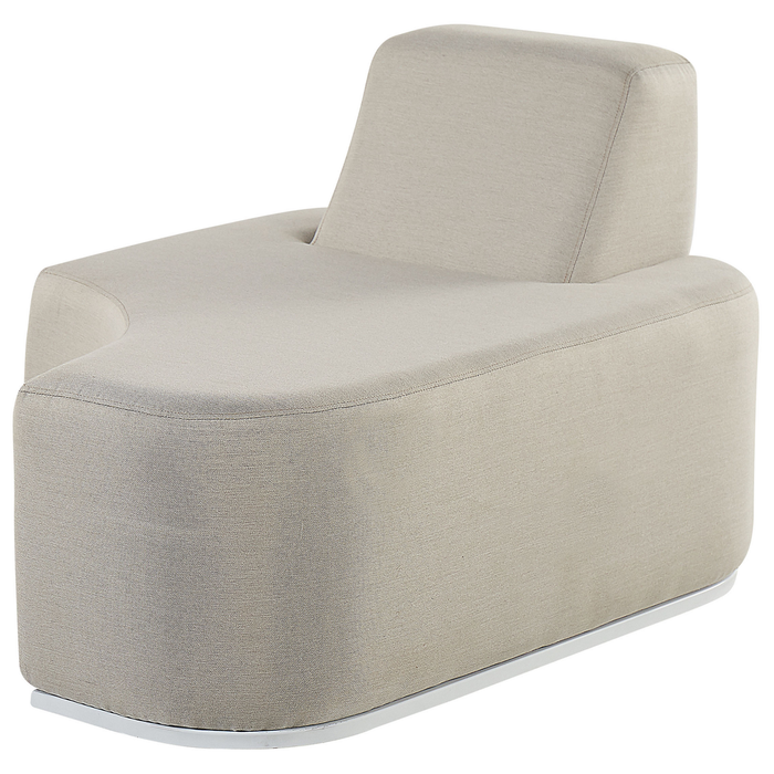 Beliani - FABRO - Loungeset voor 4 - Grijs - Polyester