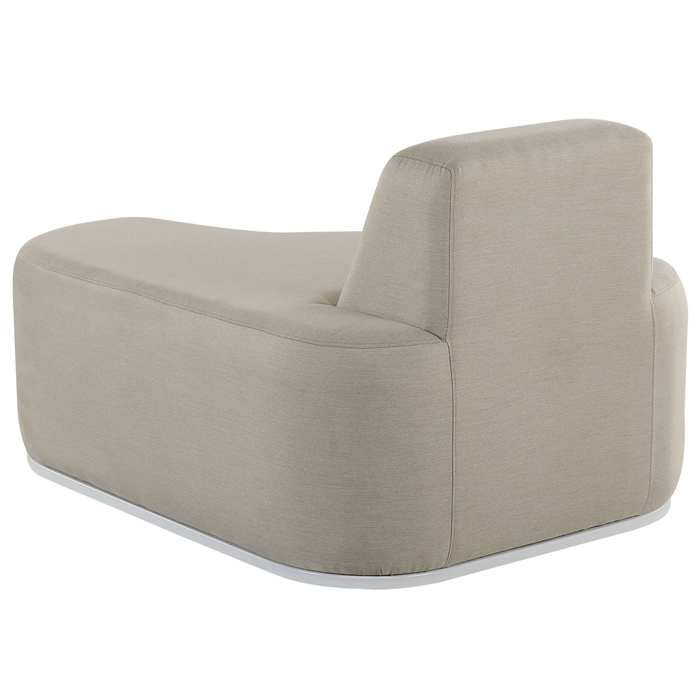 Beliani - FABRO - Loungeset voor 4 - Grijs - Polyester