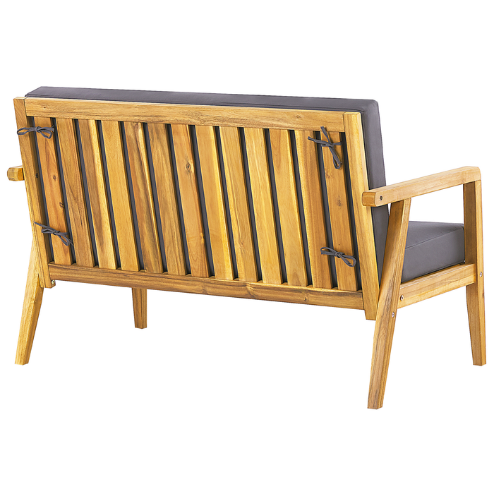 Beliani - PALLANO - Loungeset - Lichte houtkleur - Acaciahout