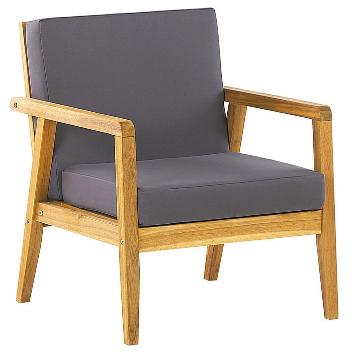 Beliani - PALLANO - Loungeset - Lichte houtkleur - Acaciahout