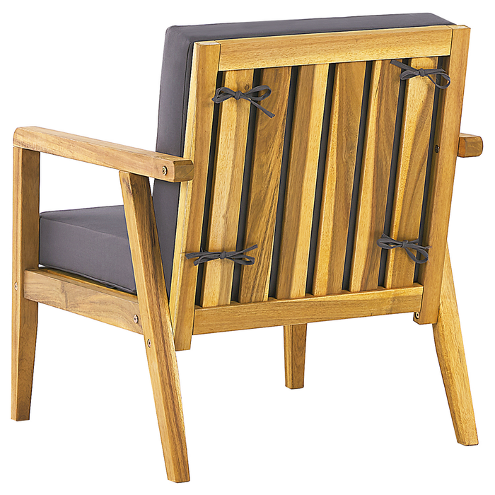 Beliani - PALLANO - Loungeset - Lichte houtkleur - Acaciahout