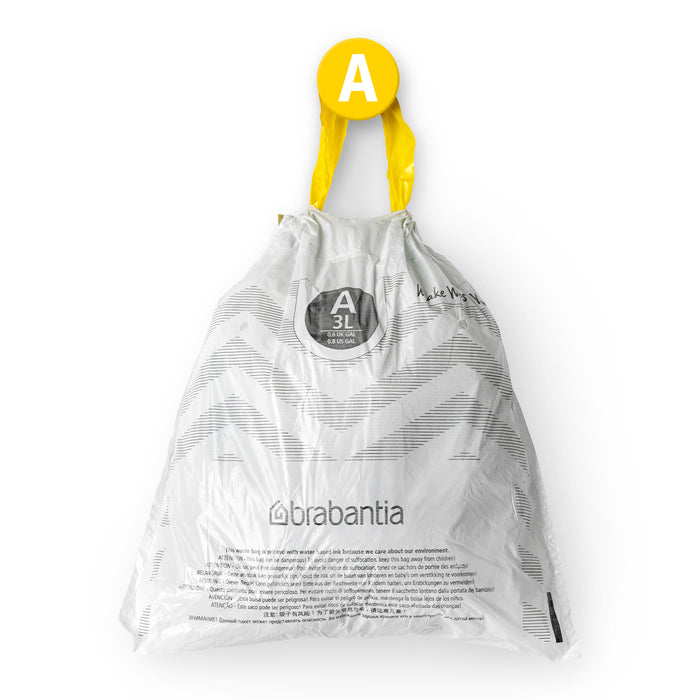 Brabantia PerfectFit Type A Afvalzakken 3 L - 40 zakken