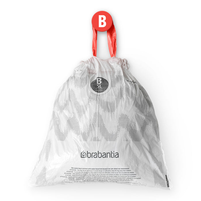 Brabantia PerfectFit Type B Afvalzakken 5 L - 40 zakken