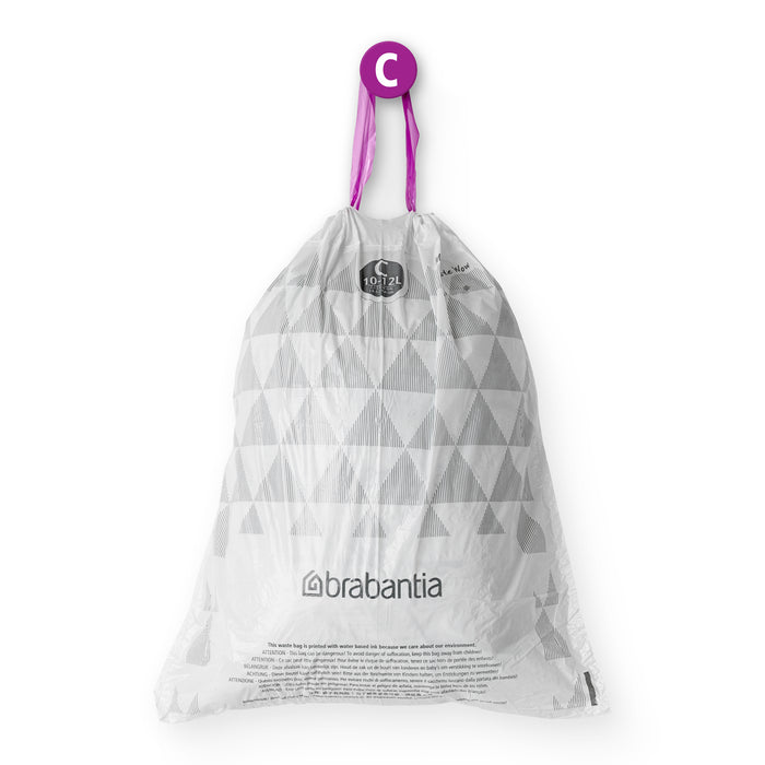 Brabantia PerfectFit Type C Afvalzakken 10-12 L - 40 zakken
