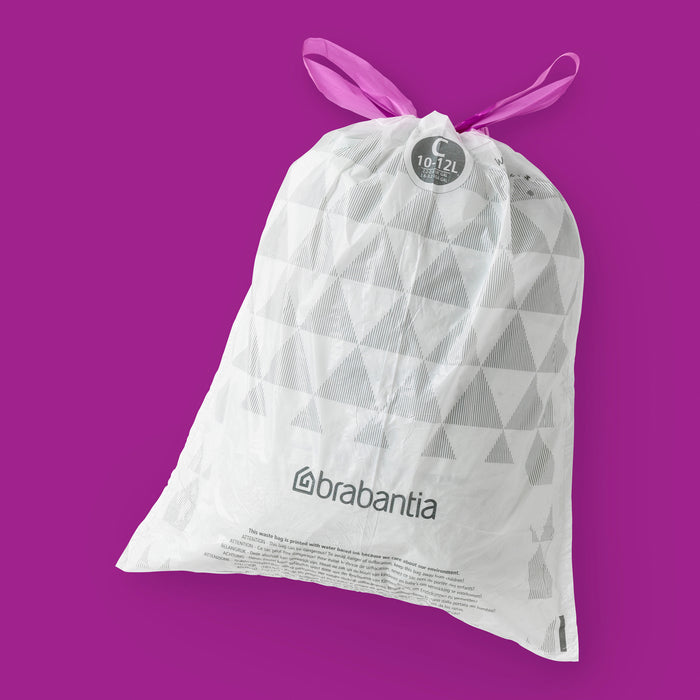 Brabantia PerfectFit Type C Afvalzakken 10-12 L - 40 zakken