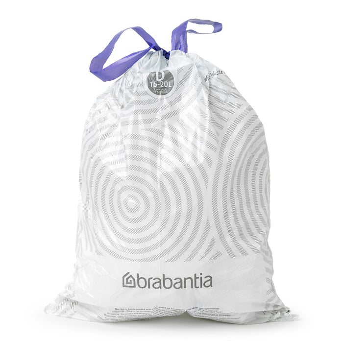 Brabantia PerfectFit Type D Afvalzakken 15-20 L - 40 zakken