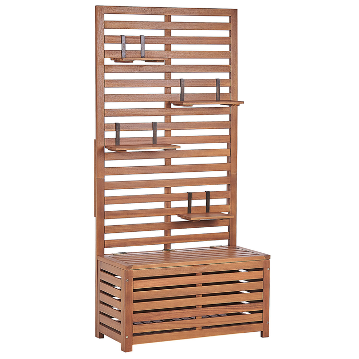 Beliani - MATINO - Tuinbank - Lichte houtkleur - Acaciahout