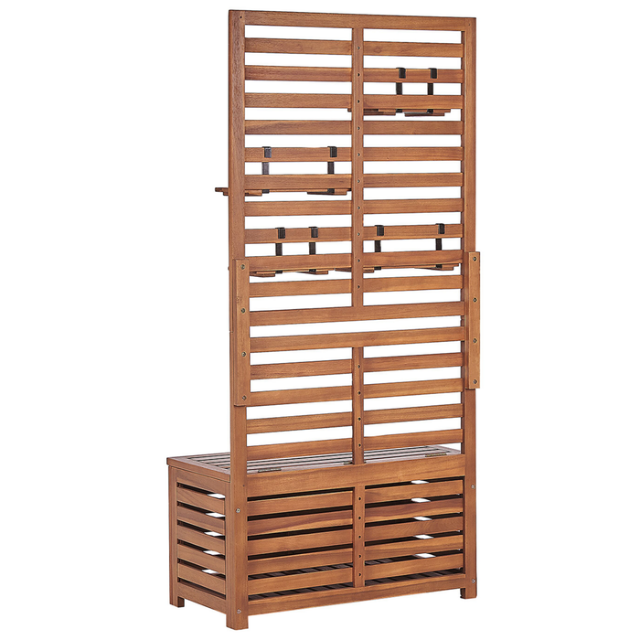 Beliani - MATINO - Tuinbank - Lichte houtkleur - Acaciahout