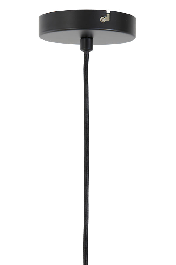Light & Living Plumeria Hanglamp - S - H 37.5 x Ø 50 cm - Zwart