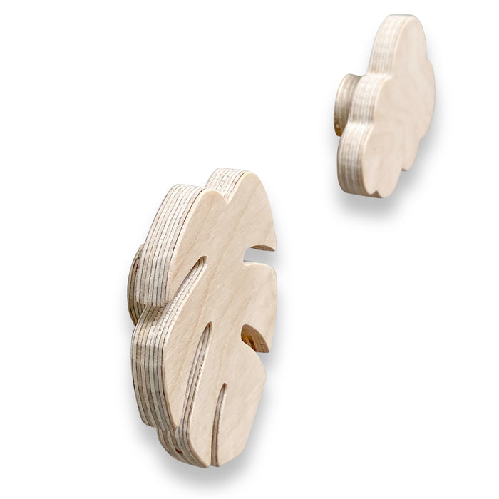 Houten wandhaken kinderkamer | Jungle - blank
