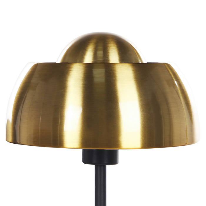 Beliani - SENETTE - Tafellamp - Zwart|Goud - Metaal