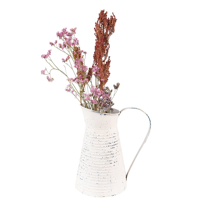 Clayre & Eef Decoratie Kan  20x15x24 cm Beige Ijzer Woonaccessoires