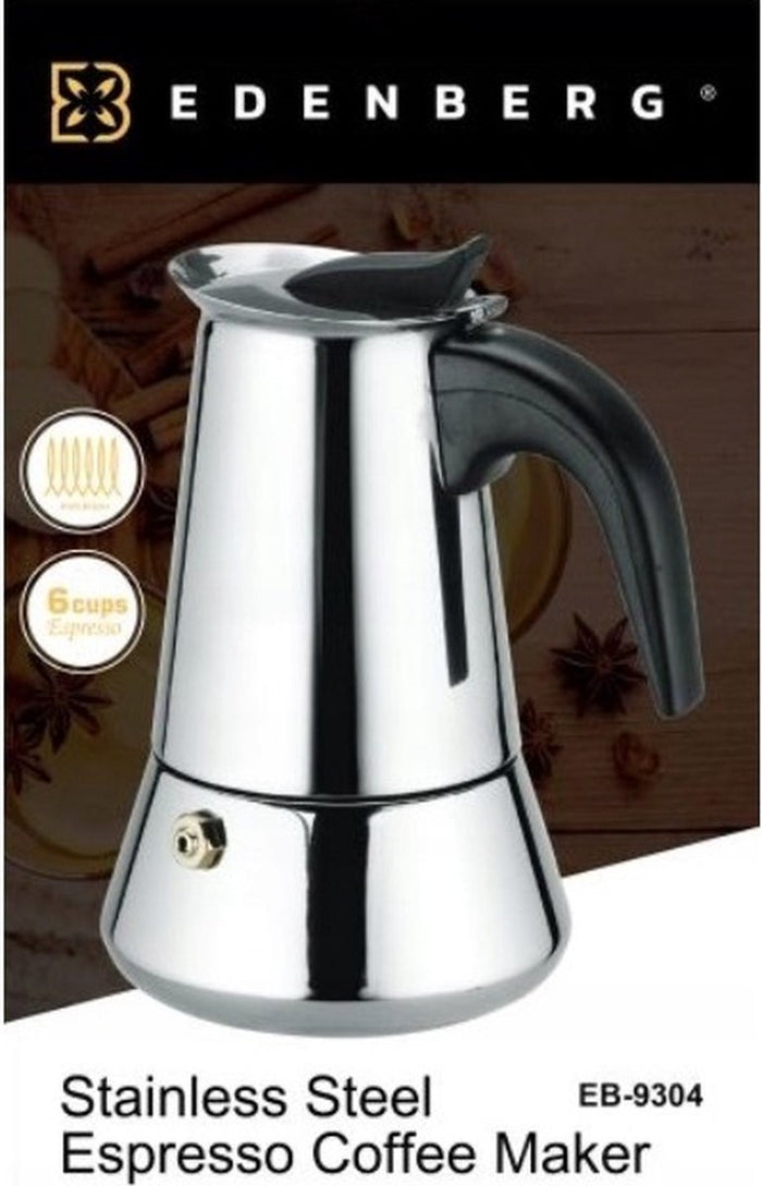 Edenberg Classic Line - Percolator - Koffiemaker 6 kops - Espresso