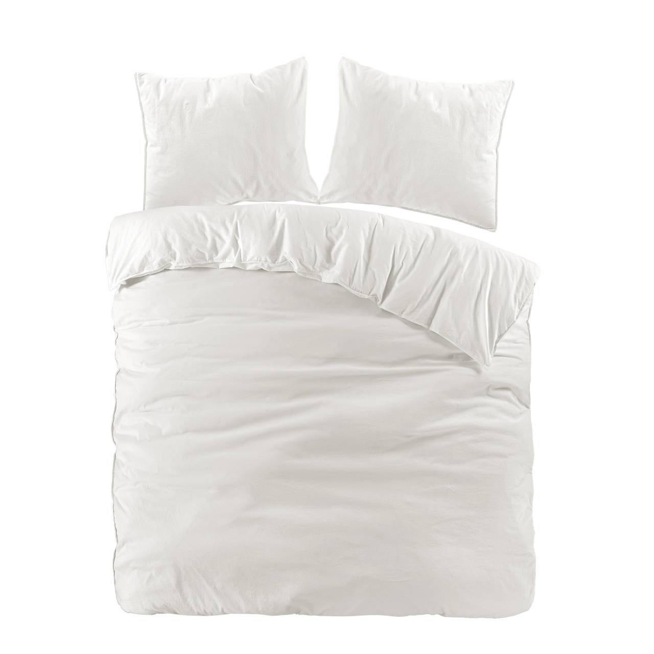 by fonQ Fresh Dekbedovertrek 200 x 200/220 cm - Cloudy Warm White