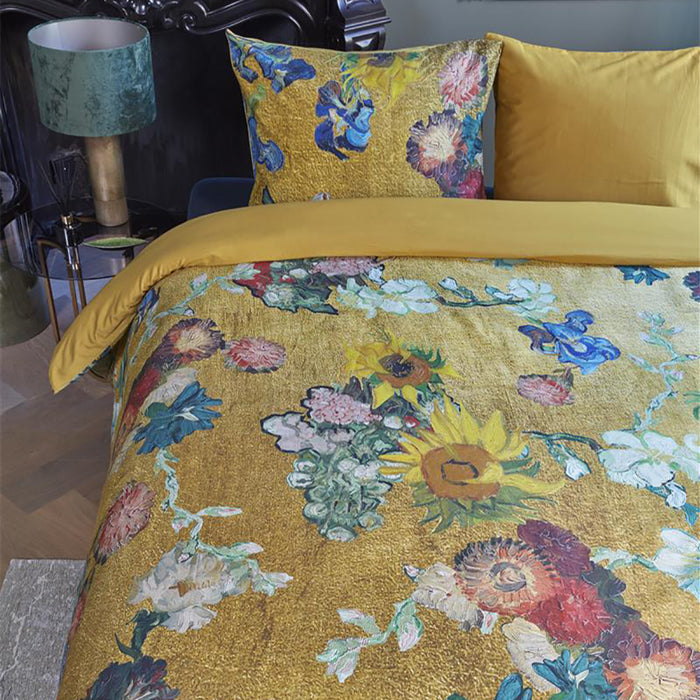 Beddinghouse X Van Gogh Museum Partout Dekbedovertrek 200 x 200/220 cm - Goud