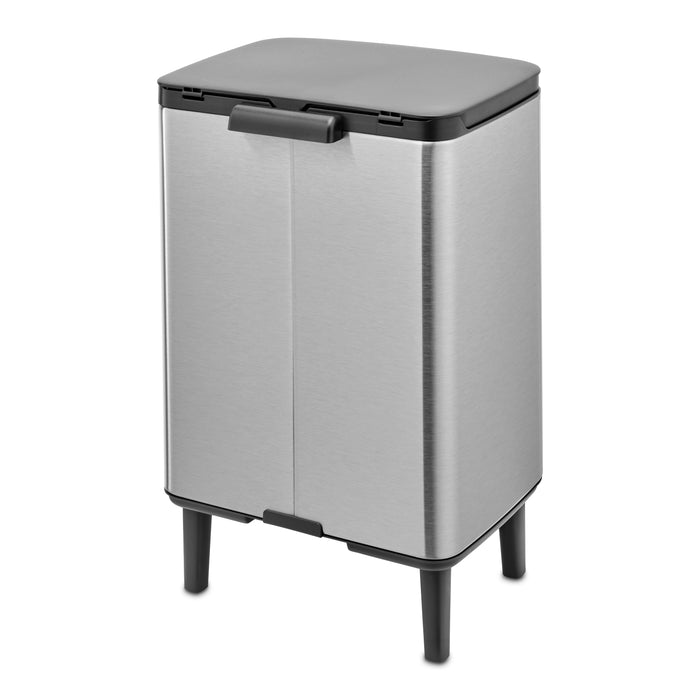 Brabantia Bo Hi Afvalemmer 12 L - Matt Steel FPP
