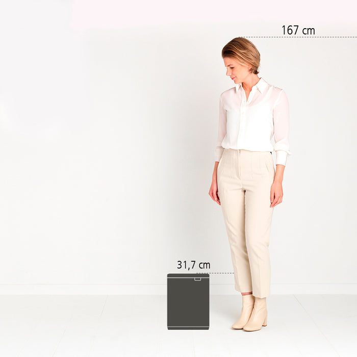 Brabantia Bo Afvalemmer 7 L - Platinum