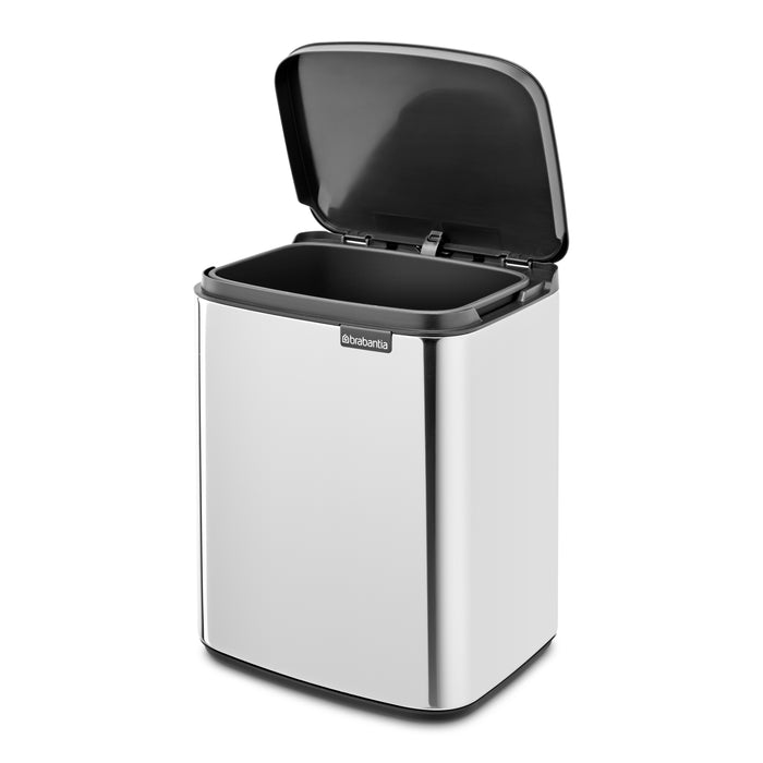 Brabantia Bo Afvalemmer 7 L - Brilliant Steel