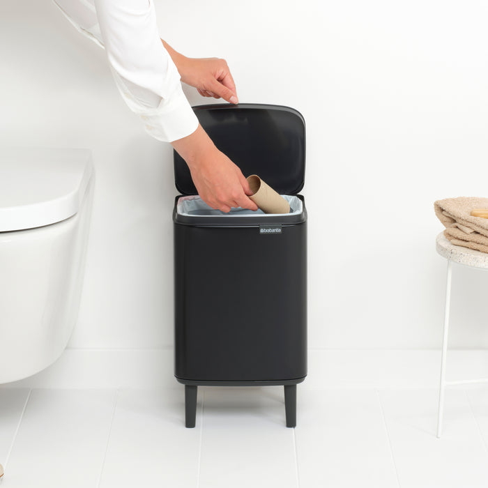 Brabantia Bo Hi Afvalemmer 7 L - Matt Black