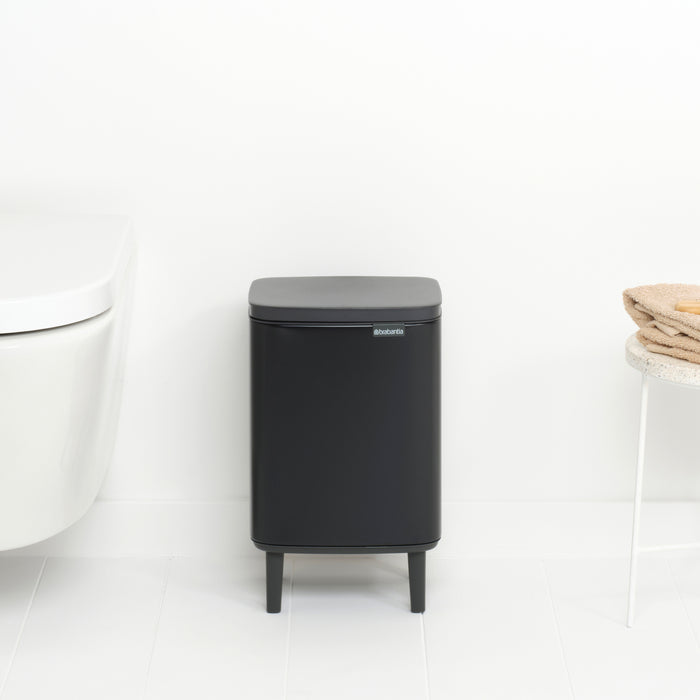 Brabantia Bo Hi Afvalemmer 7 L - Matt Black