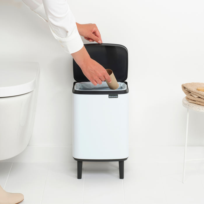Brabantia Bo Hi Afvalemmer 7 L - White