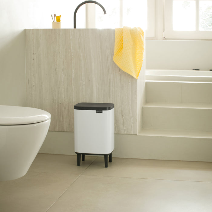 Brabantia Bo Hi Afvalemmer 7 L - White