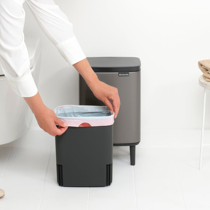 Brabantia Bo Hi Afvalemmer 7 L - Platinum