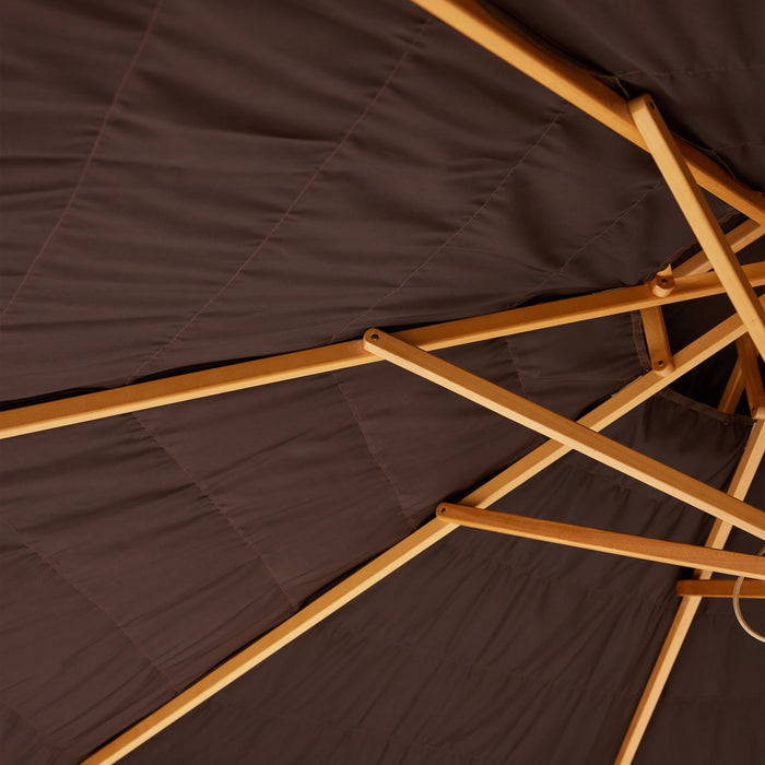 HKliving Parasol Ø 300 cm - Raffia