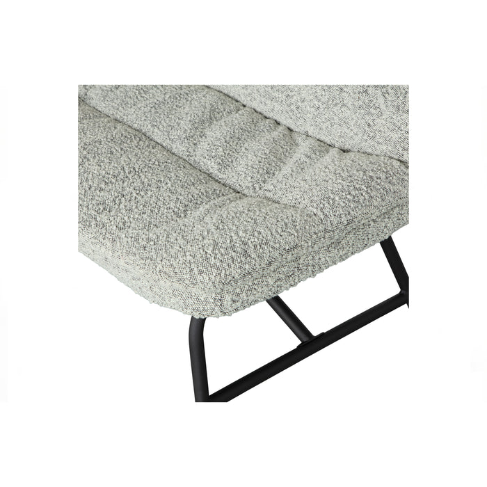 WOOOD Lucy Eetkamerbankje - Bouclé - Off White  - 87x150x67