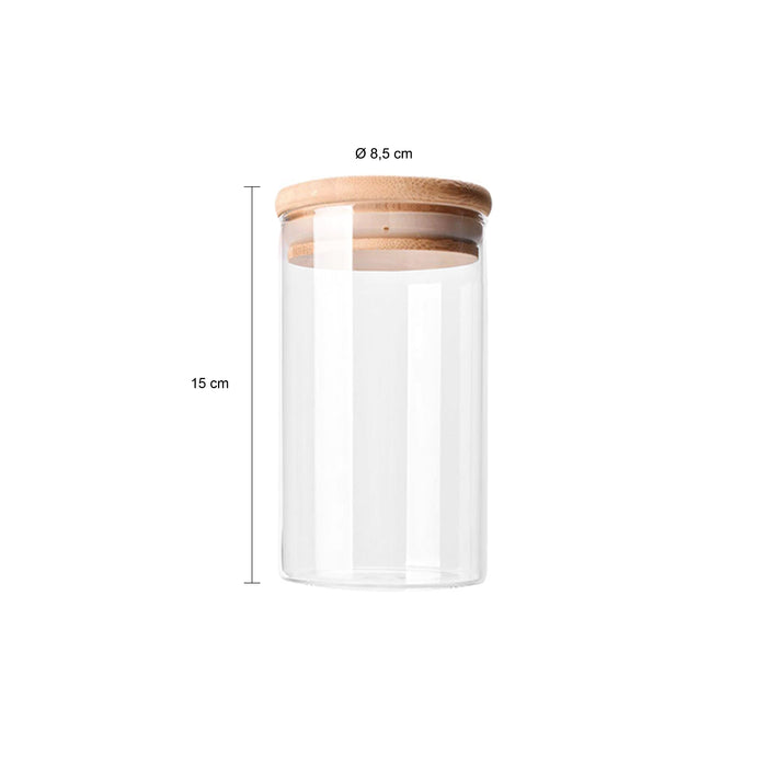 Krumble Voorraadpotten glas - 700 ml per pot