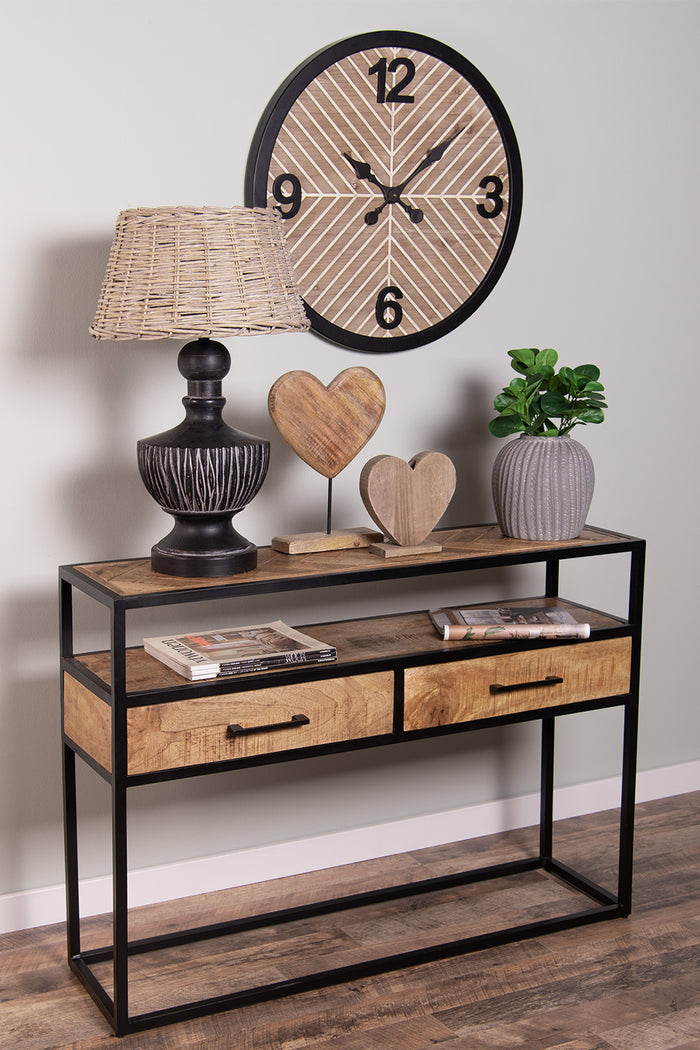 Clayre & Eef Lampenkap  Ø 38x22 cm Beige Rotan Rond Rieten Lampenkap