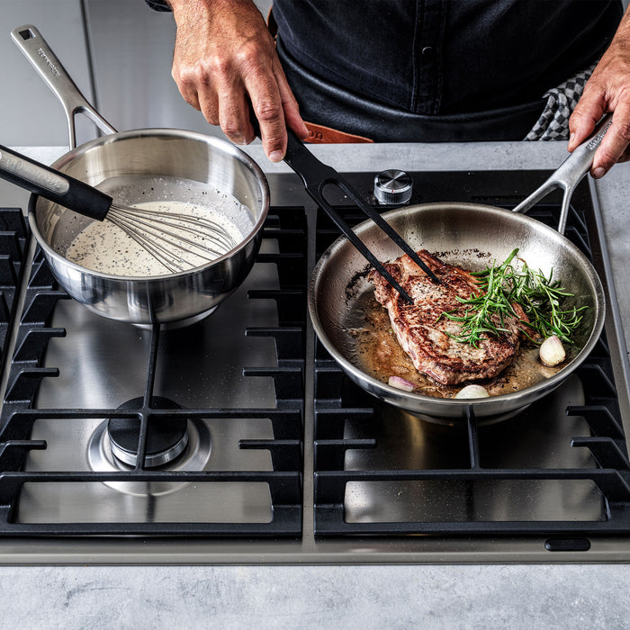 KitchenAid Multi-Ply Stainless Steel 2-delige Pannen set 20cm - 28cm