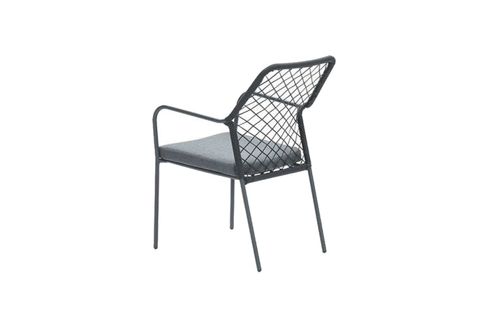 Garden Impressions Dido dining tuinstoel - Black|Mystic Grey