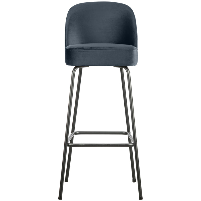 WOOOD Vogue Barkruk H 103 cm - Polyester - Teal