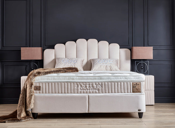 Lions Design Jazzlyn 160 x 200 cm Opbergbed Beige