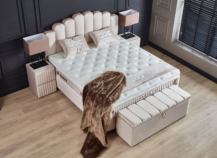 Lions Design Jazzlyn 160 x 200 cm Opbergbed Beige