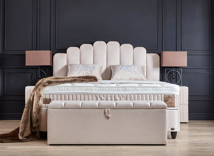 Lions Design Jazzlyn 160 x 200 cm Opbergbed Beige