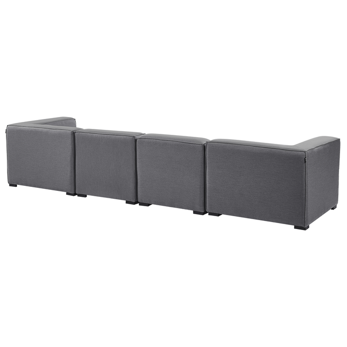 Beliani - AREZZO - Bankenset - Grijs - Polyester