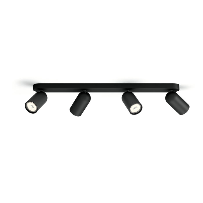 Philips Pongee Opbouwspot - 4x Philips LED Scene Switch