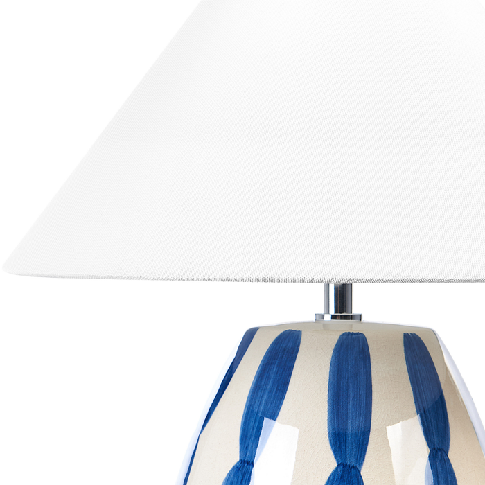 Beliani - LUCHETTI - Tafellamp - Lichtbeige - Keramiek