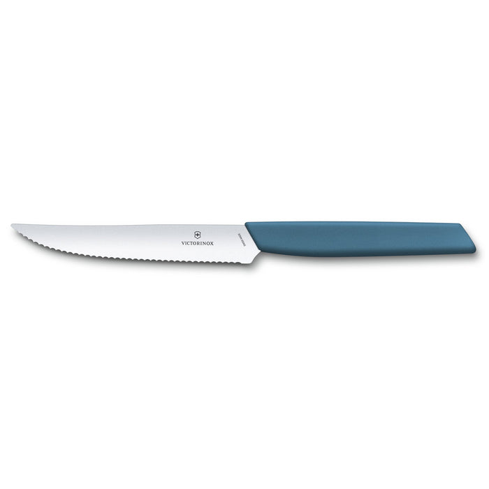 Victorinox Swiss Modern Steakmessen - 6-delig - RVS|Blauw - Kartel
