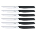 Victorinox Swiss Modern Steakmessen - 6-delig - RVS|Zwart - Kartel